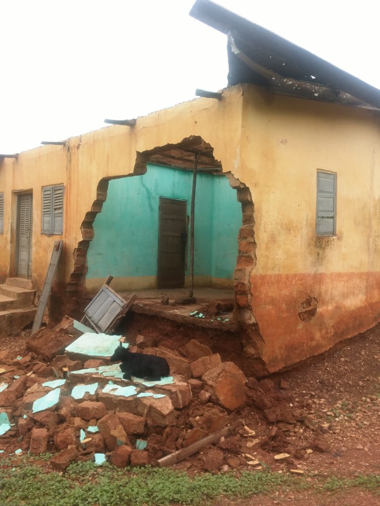  Pluies diluviennes /D’importants dégâts matériels à Benali et Otandjobo dans la Commune de Wawa3